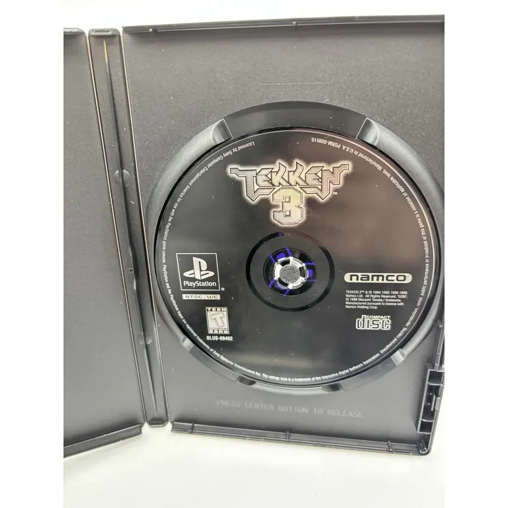 Tekken 3 (Sony PlayStation 1, 1998) - Disc Only - Tested. Works. VG Condition